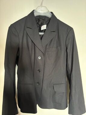 NWT- Jil Sander Black Jacket - Made in Italy